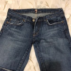 7 for all Mankind boot cut jeans size 27.